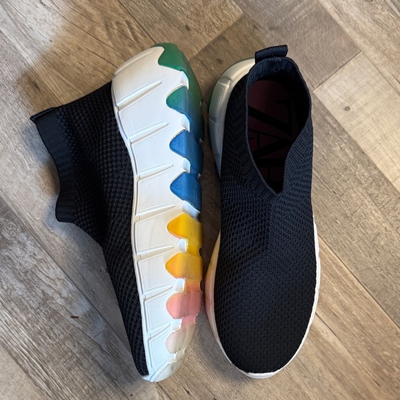 Zara Black Slip-On Men's Sneakers size 6 - Picture 3 of 12